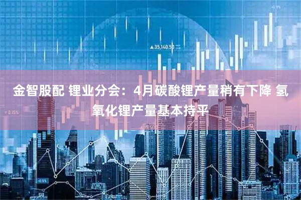 金智股配 锂业分会：4月碳酸锂产量稍有下降 氢氧化锂产量基本持平