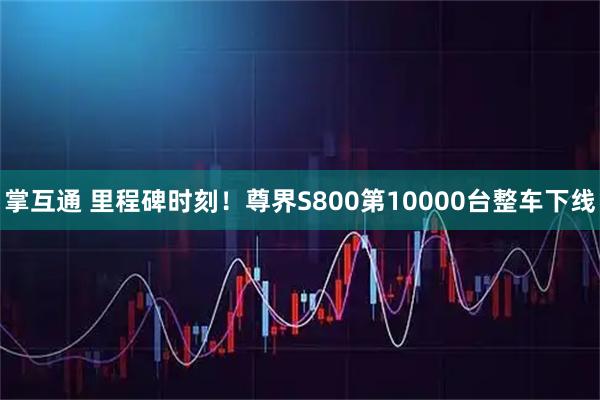掌互通 里程碑时刻!尊界S800第10000台整车下线