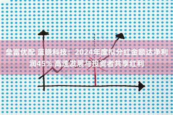 垒富优配 蓝晓科技：2024年度拟分红金额达净利润45% 高速发展与投资者共享红利